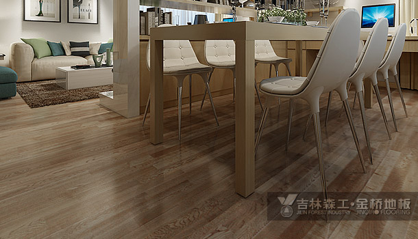三层实木复合地板——现代简约风格